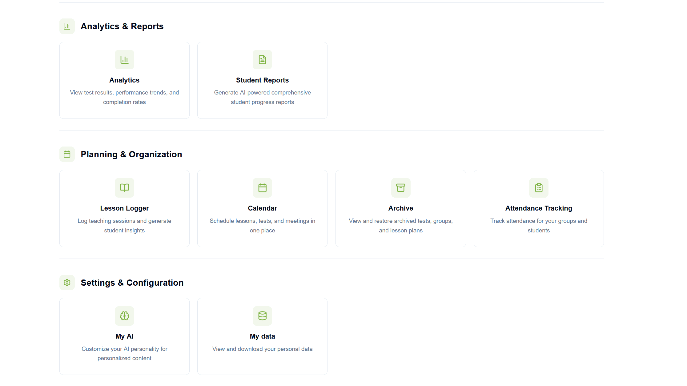 Personalised Learning & Practice